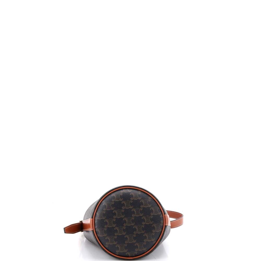 Celine Drawstring Bucket Bag Triomphe #249590C14B - Picture 4 of 6